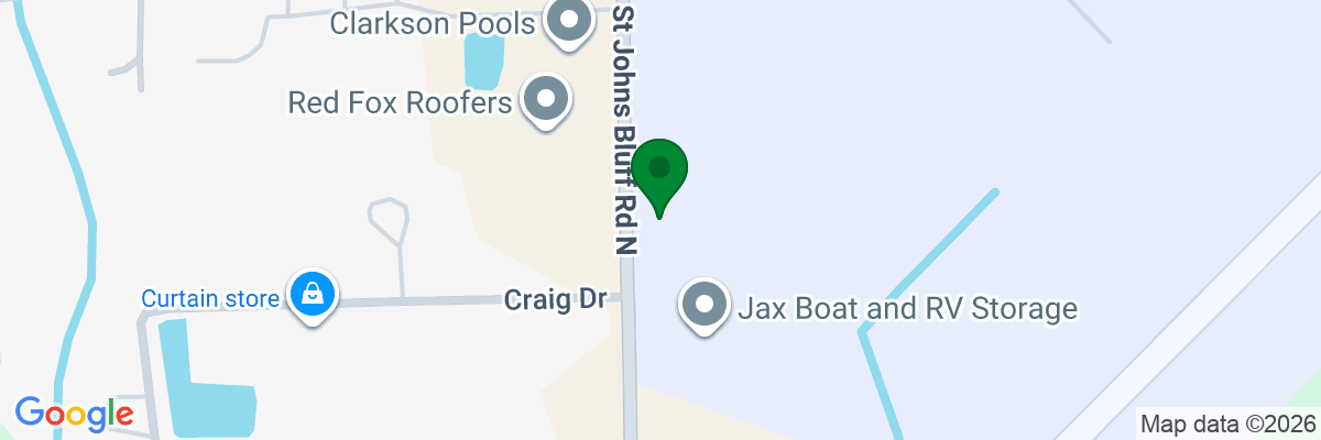 Map showing facility locations